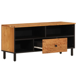 Meuble TV 100x33x46 cm bois d'acacia solide