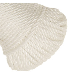 Corde de travail blanc 3 mm 50 m polypropylène