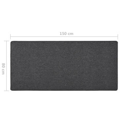 Tapis de couloir Anthracite 80x150 cm