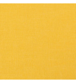 Repose-pied Jaune 78x56x32 cm Tissu