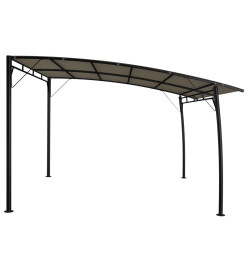 Auvent pare-soleil de jardin 3x3x2,55 m Taupe