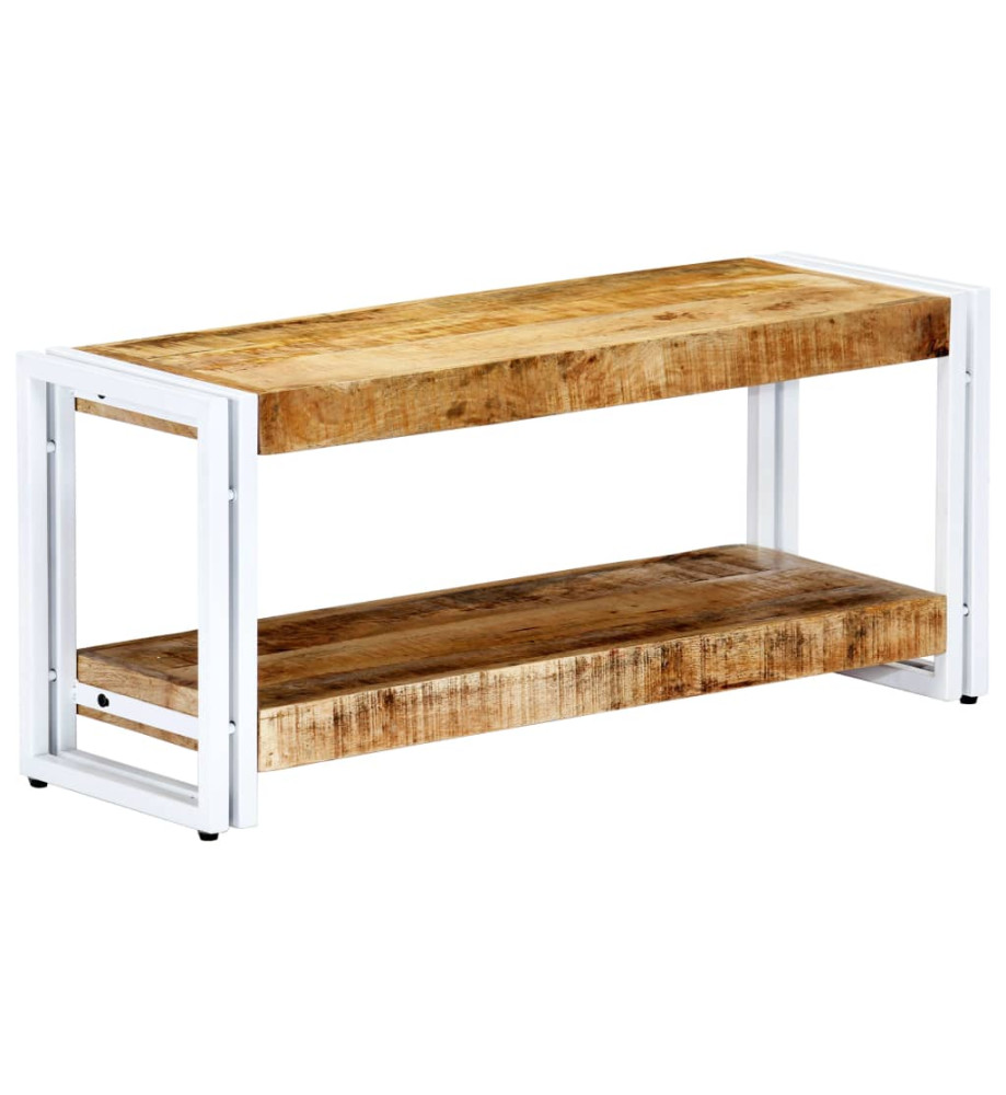 Meuble TV 90 x 30 x 40 cm Bois massif de manguier