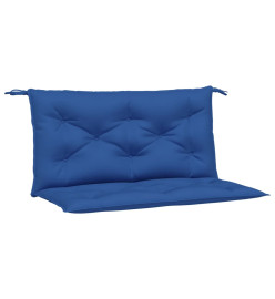 Coussins de banc de jardin 2 pcs bleu 100x50x7 cm tissu Oxford