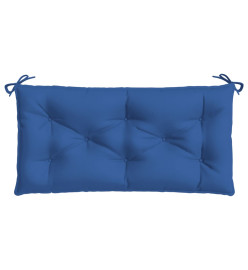 Coussins de banc de jardin 2 pcs bleu 100x50x7 cm tissu Oxford