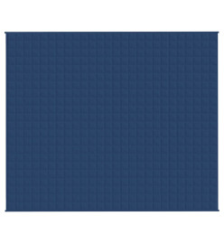 Couverture lestée Bleu 220x260 cm 11 kg Tissu