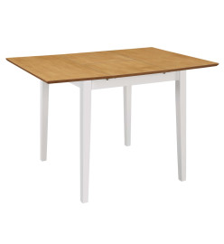 Mobilier de salle à manger 5 pcs MDF Blanc