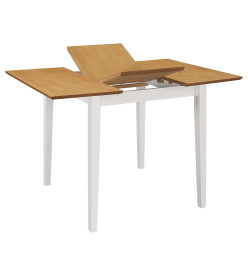 Mobilier de salle à manger 5 pcs MDF Blanc