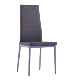 Mobilier de salle à manger 5 pcs Gris