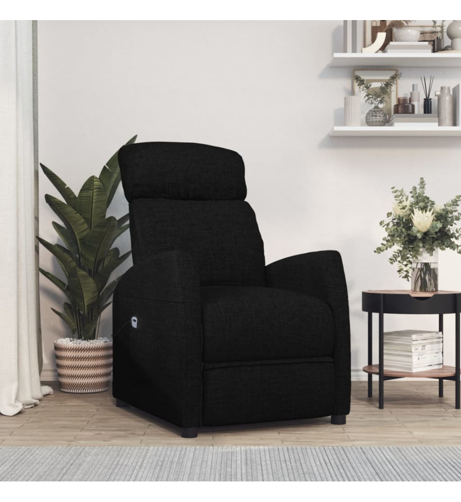 Fauteuil Noir Tissu