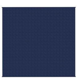 Couverture lestée Bleu 220x235 cm 15 kg Tissu