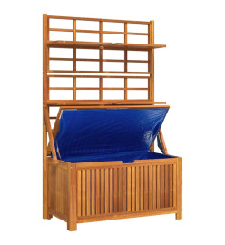 Boîte de rangement avec treillis 99x50x160 cm Acacia massif
