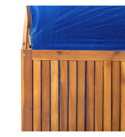 Boîte de rangement avec treillis 99x50x160 cm Acacia massif