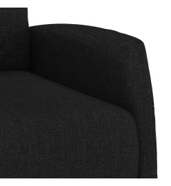 Fauteuil inclinable Noir Tissu