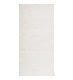 Tapis IZA poils courts style scandinave crème 100x200 cm