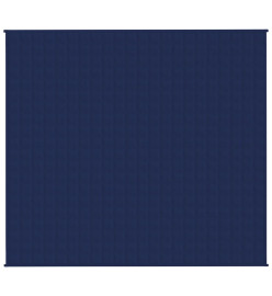 Couverture lestée Bleu 200x220 cm 9 kg Tissu