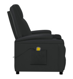 Fauteuil de massage Noir Similicuir