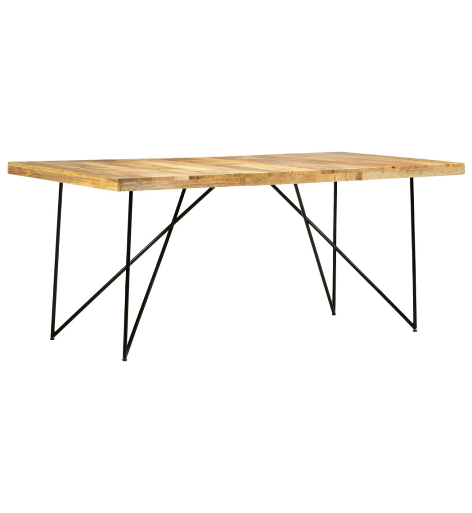 Table de salle à manger 180x90x76 cm Bois de manguier massif