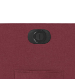 Fauteuil inclinable électrique Rouge bordeaux Tissu