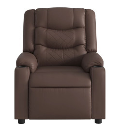 Fauteuil inclinable Marron Similicuir