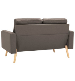 Ensemble de canapés 3 pcs Tissu Taupe