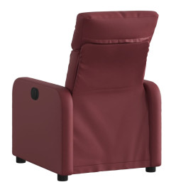 Fauteuil inclinable Rouge bordeaux Similicuir