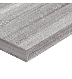 Étagères murales 4 pcs sonoma gris 60x10x1,5 cm bois ingénierie