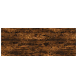 Étagères murales 4 pcs chêne fumé 80x30x1,5cm bois d'ingénierie