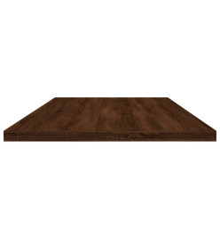 Étagères murales 4pcs chêne marron 100x30x1,5cm bois ingénierie