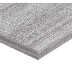 Étagères murales 4 pcs sonoma gris 60x20x1,5 cm bois ingénierie