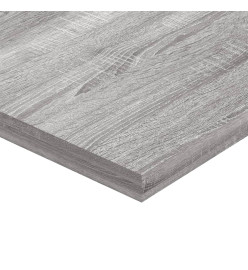 Étagères murales 8 pcs sonoma gris 40x20x1,5 cm bois ingénierie