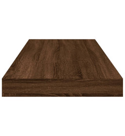 Étagères murales 4 pcs chêne marron 60x10x1,5cm bois ingénierie