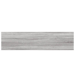 Étagères murales 8 pcs sonoma gris 40x10x1,5 cm bois ingénierie