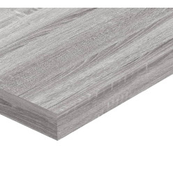 Étagères murales 8 pcs sonoma gris 40x10x1,5 cm bois ingénierie