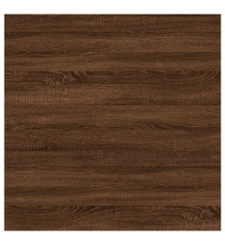 Étagères murales 4 pcs chêne marron 40x40x1,5cm bois ingénierie