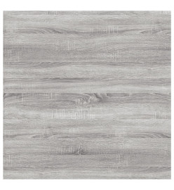 Étagères murales 4 pcs sonoma gris 40x40x1,5 cm bois ingénierie