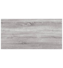 Étagères murales 4 pcs sonoma gris 40x20x1,5 cm bois ingénierie