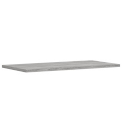 Étagères murales 4 pcs sonoma gris 60x30x1,5 cm bois ingénierie