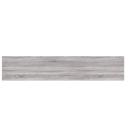 Étagères murales 4 pcs sonoma gris 100x20x1,5cm bois ingénierie