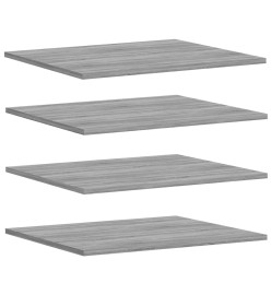 Étagères murales 4 pcs sonoma gris 60x50x1,5 cm bois ingénierie