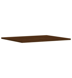 Étagères murales 4 pcs chêne marron 60x50x1,5cm bois ingénierie