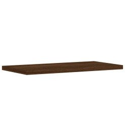 Étagères murales 4 pcs chêne marron 40x20x1,5cm bois ingénierie