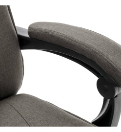 Chaise de bureau de massage Gris Tissu