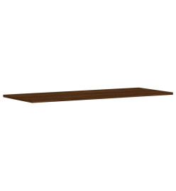 Étagères murales 4pcs chêne marron 100x40x1,5cm bois ingénierie