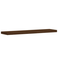 Étagères murales 4 pcs chêne marron 40x10x1,5cm bois ingénierie