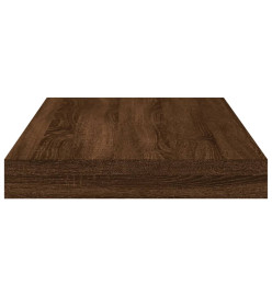 Étagères murales 8 pcs chêne marron 40x10x1,5cm bois ingénierie