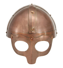 Casque de viking de réplique antique pour GN Cuivre Acier