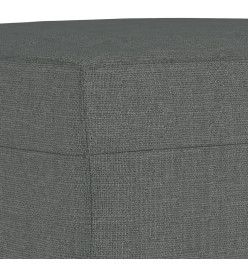 Ensemble de canapés 3 pcs avec coussins Gris foncé Tissu