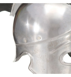 Casque de guerrier grec antique pour GN Argenté Acier