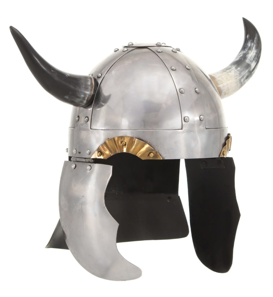 Casque de viking pour GN Argenté Acier