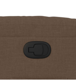 Fauteuil inclinable Marron Tissu